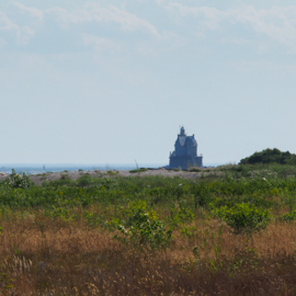 A view of the Race Rock Light from Fishers Island.